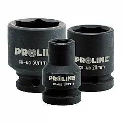 Impact Socket 3/419 mm CRV-MO, Proline