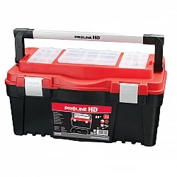 Toolbox 2255 x 27 x 28 cm Plastic with Metal Latches, Proline HD
