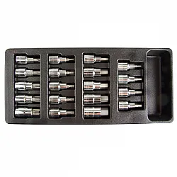 Bit Socket set 19pcs HEX and TORX, Proline