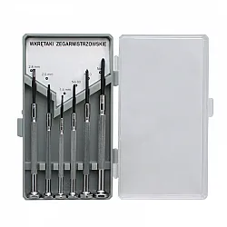 Precision Screwdriver set with Flat and Star Screwdrivers, 6pcs, Proline