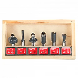 Router Bits set 6 Pieces, Proline