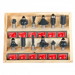Router Bits set 12 Pieces, Proline