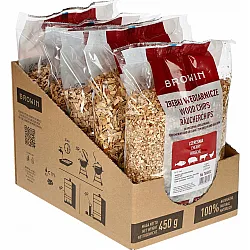 Grill and smoking wood chips mix - Alder, Beech, Cherry, Plum