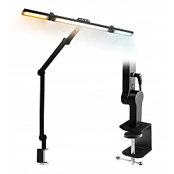 Skrivbordsritlampa Spacetronik Glow D13 LED, Justerbar Svart 24W, Spacetronik