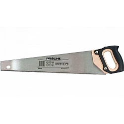 Handsaw 400 mm / 450 mm / 500 mm, 10TPI, Wood Handle with Rubber Grip, Turbo, for Wood and Plastic, Proline
