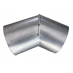 Smoke Flue Bend 45° for Fireplaces – Ø100 mm Steel Elbow