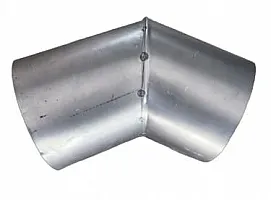 Rörböj för rökkamin, 45 grader 100 mm rökrör