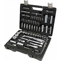 Hylsnyckelsats 1/4 och 1/2, 94 delar med 45 hylsor och 35 bits i plastväska, BETA Tools