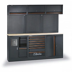 Complete Garage Furniture C45PRO 2.0 AW 8 Modules Multi-ply Wood 2040 x 615 mm 219 kg, BETA