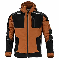 Jacka stretch, slim fit, brun-svart, CE, LAHTI