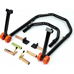 Depåstöd fram / bak, universal motorcykelställ 270 kg, VERDA