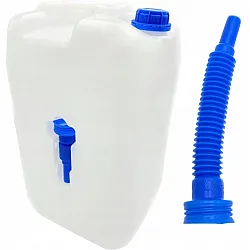 Fuel Canister 20L HDPE with Flexible Spout DIN 45 Petrol Diesel Water, VD-TM-20