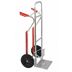 Pirra Aluminium 200 kg Pneumatiska Hjul med Trappglidare, Higher