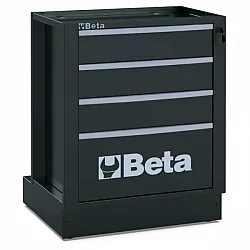 Storage Module with 4 Drawers 588 x 367 mm, Stainless Steel, RSC50