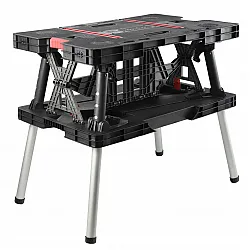 Hopfällbart Arbetsbord 453 kg 845 x 548 x 755 mm 2 Tvingar Snabbfäste, Keter