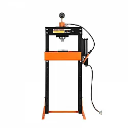 Hydraulisk Verkstadspress 20 Ton Glidande Kolv 8-Nivå Hylla Arbetsdjup 0–950 mm Hydraulpress, Kraft&Dele KD5876