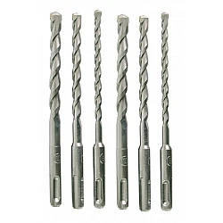Betongborr, 5st SDS PLUS 5, 6, 8, 10, 12 x 160 mm plastbox