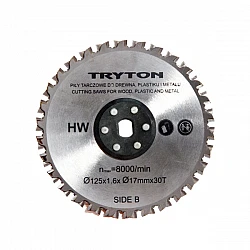 Sågklinga, Tct 125 mm för Dual-Blade Saw Tpd860K
