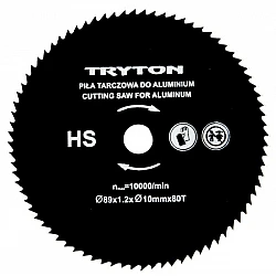 Sågklinga, 3st HSS 89 x 10 mm för Tryton TPW600K