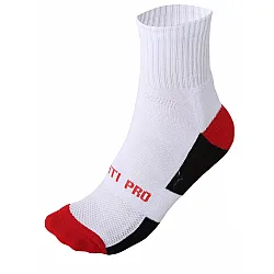 Work Socks White-Red, 3 Pairs, 43-46 , LAHTI