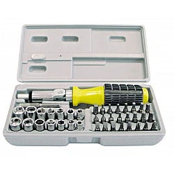 40Pcs Screwdriversockets set in Plastic Case