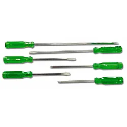 Sd 4Pcs set Go Through, Green Transparent Handle,