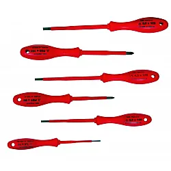 Electrician Screwdrivers 1000V - set - 6 Psc