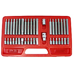 Xzn, TORX Bit Sets, 40Pc