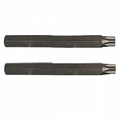 TORX Bits 3/8 (10 mm) T25, l=75 mm, 2PCS, S2, Proline
