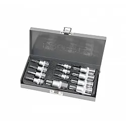 TORX Socket set 3/812 Pieces T8 - T60, Proline
