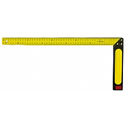 Vinkelhake med linjal, plast och metall, 350 mm