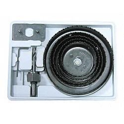 8 pcs - Hole Saw with One Snap - 64-127 mm