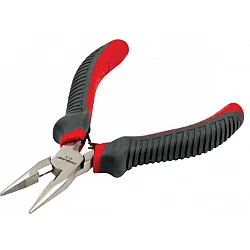 Long Nose Pliers 160 mm, Rounded Jaw, Textured Grip, Proline