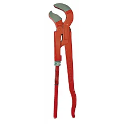 Adjustable Pipe Wrench 1-1.5-2, Chrome-Vanadium Steel, Type S, Powder Coated Red, Proline