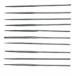 10Pcs 140 Needle Files in Plastic Wallet.