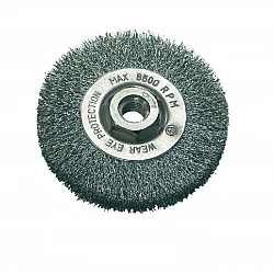 Crimped Wire Wheel Brush with Thread FI=100 mm, 14 mm, Proline
