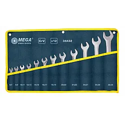 Open End Wrench Sets - DIN 3110, Cv 67-3032 mm, 12 pcs