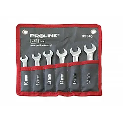 Stuby Combination Spanners, Short, 6Pcs 10-17 mm, Proline