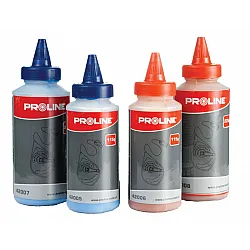 Snörslåkrita 115g röd, Plastflaska med Gul Kork, Proline