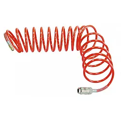 Slang, spiral tryckslang, polyethylen, 5-20m 120psi, 6 bar, 6 mm inv./8 mm utv.