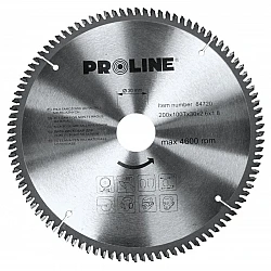 Cirkelsåg 200 mm, 100T, 30 mm, för Icke-Järnmetaller, Proline