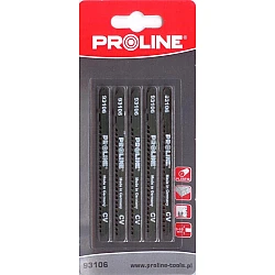 Saw Blade 5pcs, Wood 75 x 100 mm, 8TPI, 3 mm B, Proline