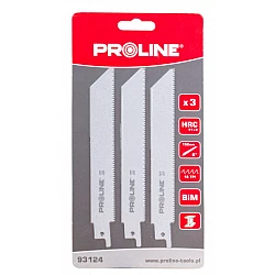 Reciprocating Saw Blades for Metal, 3 pcs, Proline