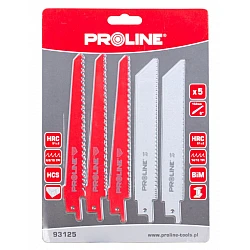 Metal Cutting Reciprocating Saw Blades 5 pcs, Proline