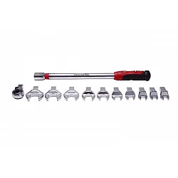 Torque Wrench 1/220-200 NM with 10 Socket-Head and Socket Adapter, Proline HD