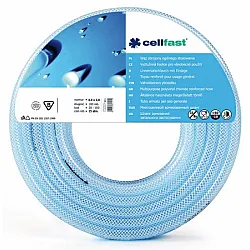Universalslang, förstärkt, transparent, PVC, 8-25 mm, 50m −10/+60°С