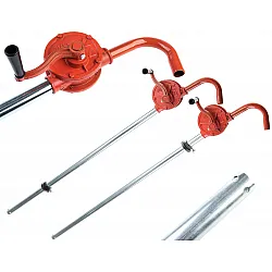 Pump with hand weave for fuel or oil, 150 cm