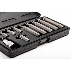 Bit set 11 Pieces, 10 mm, XZN M5-M12, Length 3075 mm, Proline