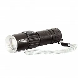LED Zoom Lamp 50/100/Flash, Aluminium, USB, Proline
