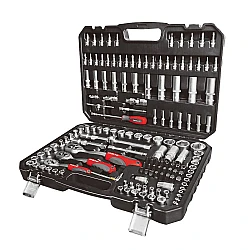 Socket set 150 pcs 1/41/23/84-32 mm, Proline
